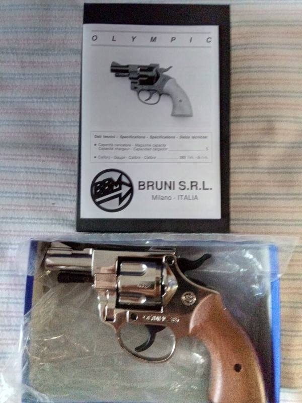 Revolver a salve Bruni Olympic calibro 380