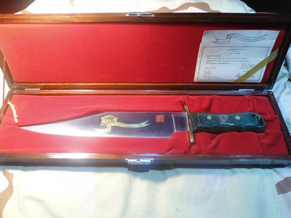 AL MAR PRESIDENT MEMORIAL BOWIE KNIFE LIMITED EDITION