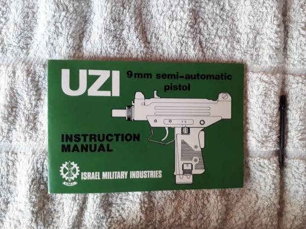 Rara Uzi Pistol 9x21 IMI